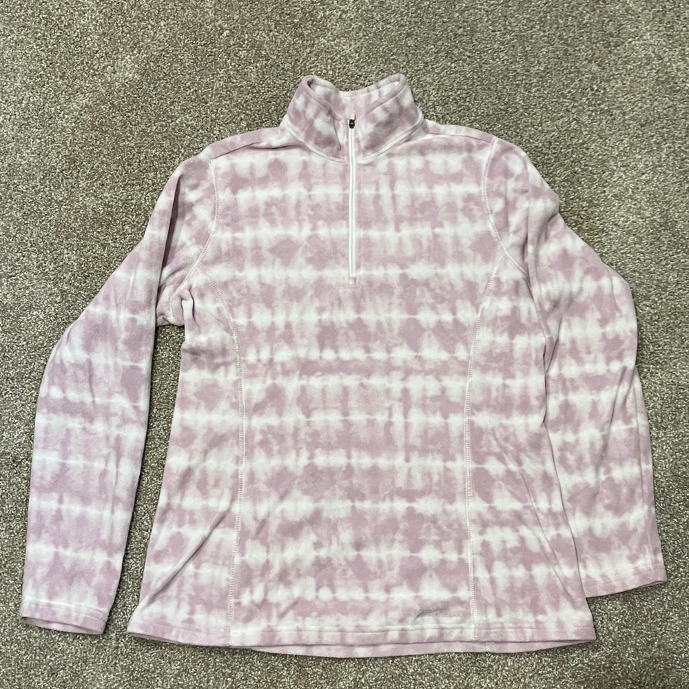 Eddie Bauer Tie-Dye Quarter-Zip Pullover